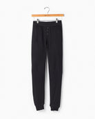 Black $|& PJ Salvage Textured Essentials Jam Pant - Hanger Front
