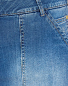 Mid Blue Vintage $|& Democracy Absolution High Rise Short - SOF Full Front