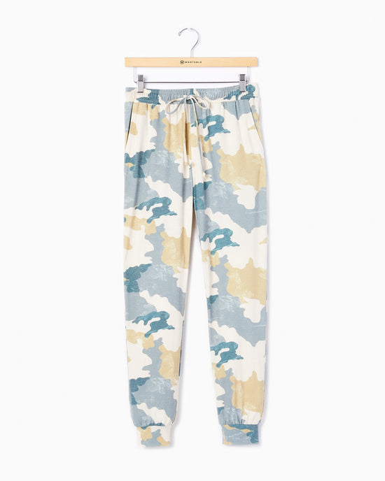 Sage Camo $|& Mystree Washed Camo Jogger - VOF Detail