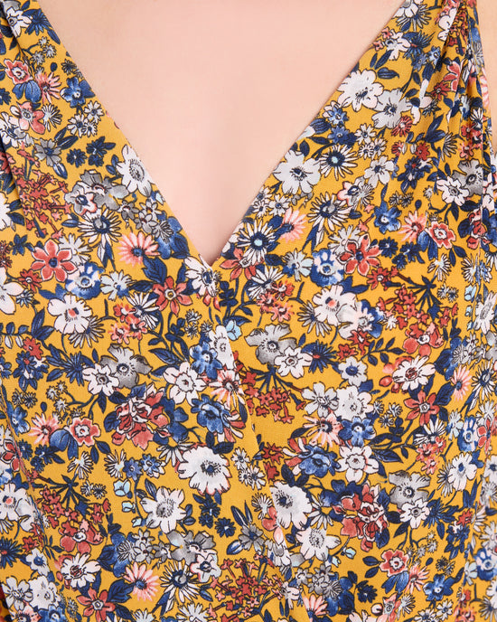 Orange Daisy $|& West Kei Floral Knit Cami - SOF Back