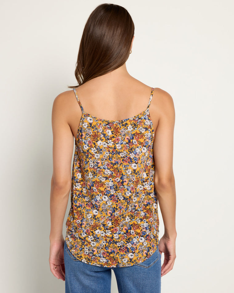 Orange Daisy $|& West Kei Floral Knit Cami - SOF Back
