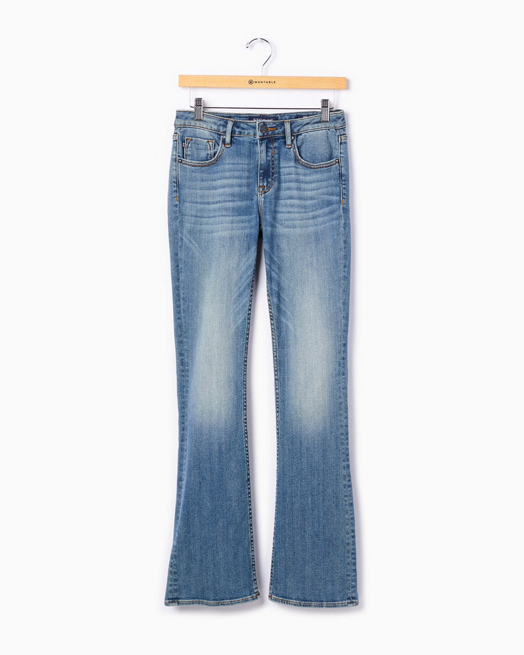 Medium Wash $|& Vigoss Jagger Classic Bootcut Jeans - Hanger Front