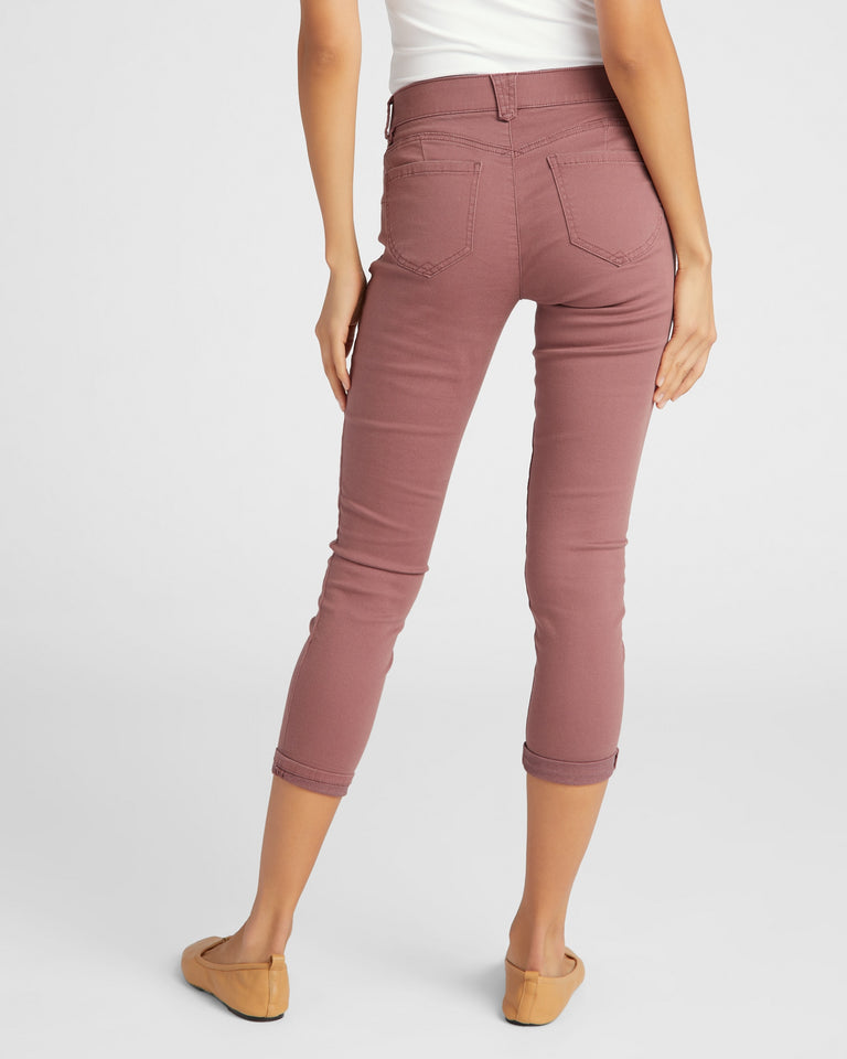 "Ab"solution Cuffed Ankle Skimmer Colored Pants