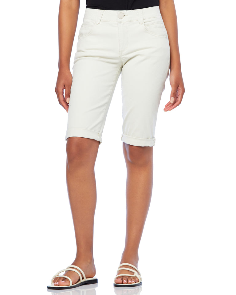 Colored "Ab"solution Cuffed Bermuda Shorts