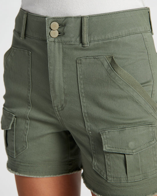 Lily Pad $|& Democracy High Rise Utility Short - SOF Detail