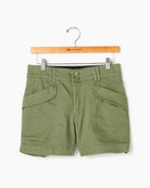 Laurel Oak $|& Democracy Double Button Utility Short - Hanger Detail