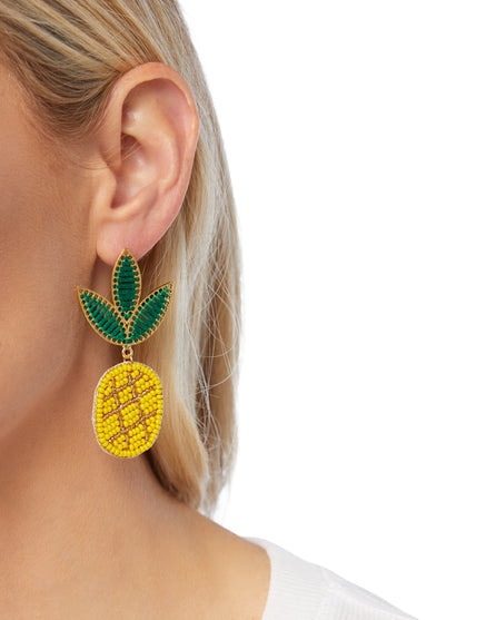 Pineapple Post Earrings
