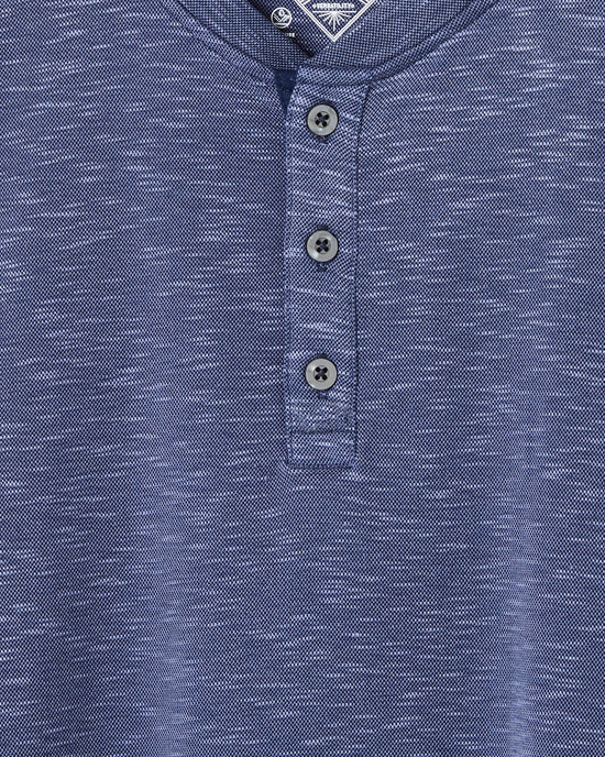 Navy $|& Flag & Anthem Momentum Performance Slub Henley