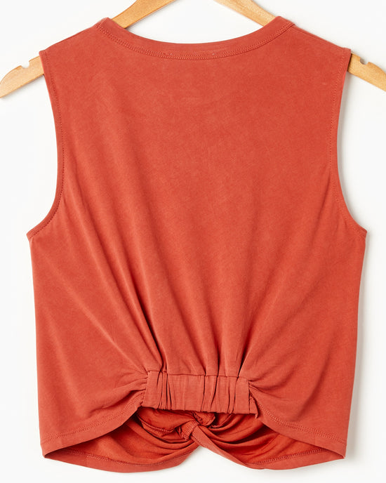 Spice $|& Lush Tie Front Knit Tank - Hanger Back