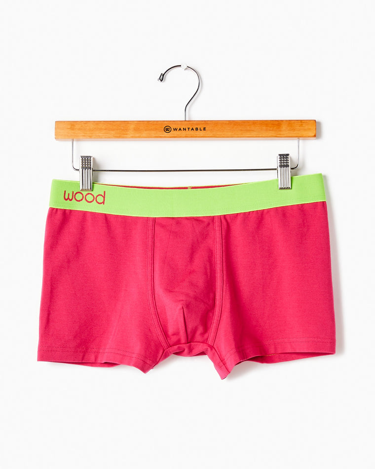 Watermelon $|& Wood Underwear 1" Trunk - Hanger Front