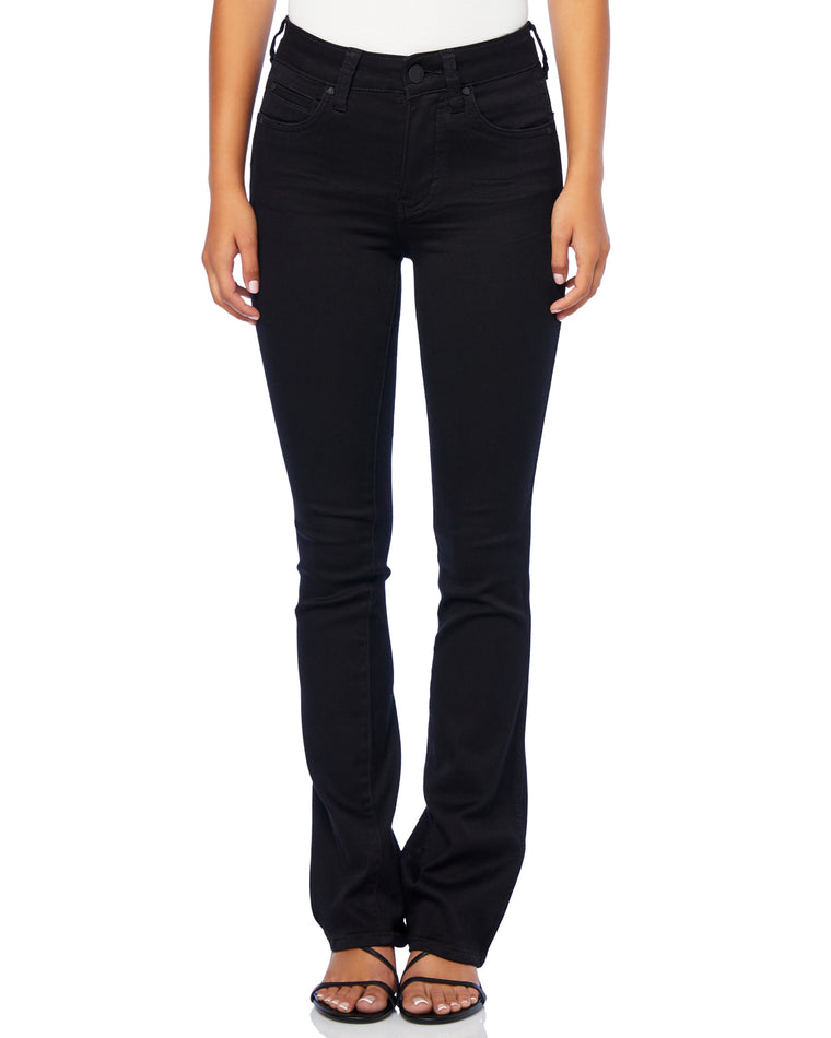 Black $|& Kut From The Kloth Natalie High Rise Fab Ab Bootcut - SOF Front