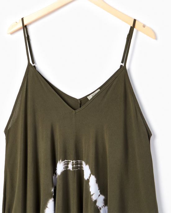 Charcoal $|& Kori America Shell Shape Tie Dye Shark Bite Dress - Hanger Detail