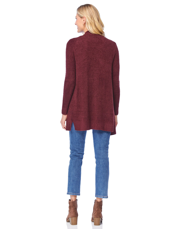 Wine $|& Search For Sanity Cozy Cardigan - SOF Back