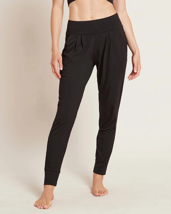 Black $|& Boody Eco Wear Downtime Lounge Pant - UGC On Fig