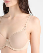 Sand/Nude $|& Montelle Sublime Spacer T-Shirt Bra - SOF Detail