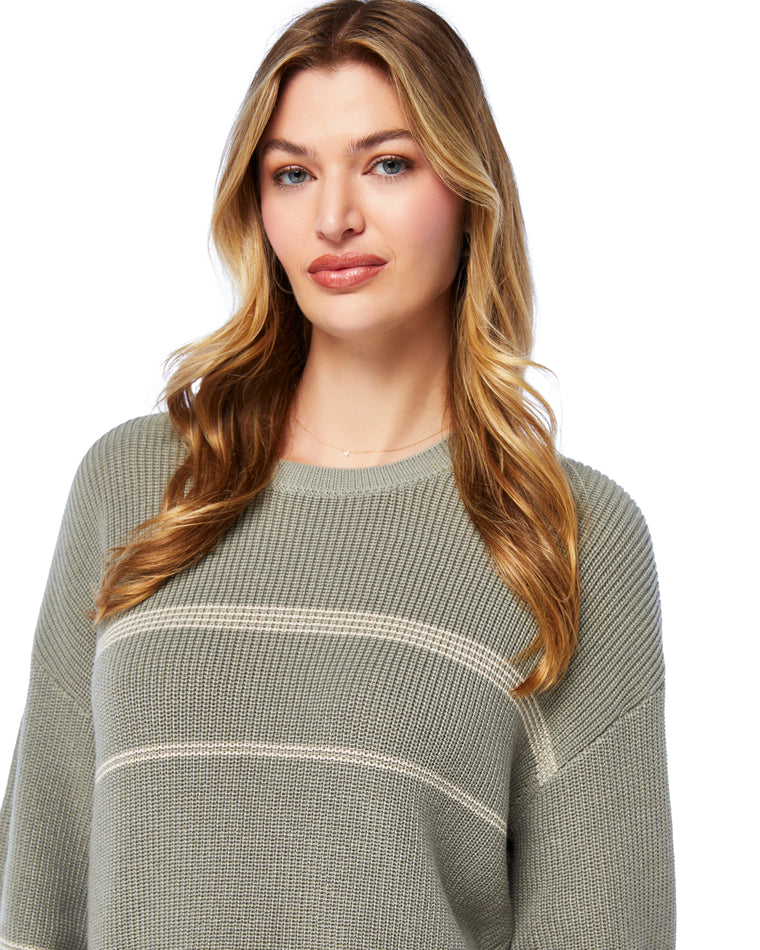 Fern Stripe $|& Gentle Fawn Fonda Pullover Sweater - SOF Detail