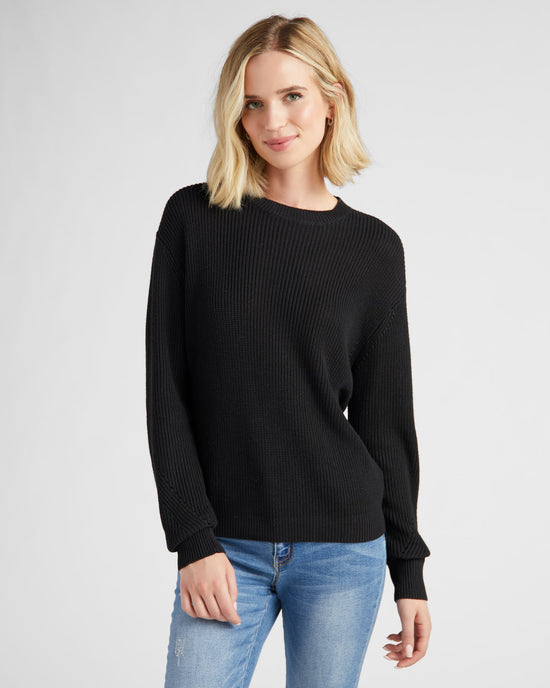 Black $|& Gentle Fawn Crofton Sweater - SOF Front