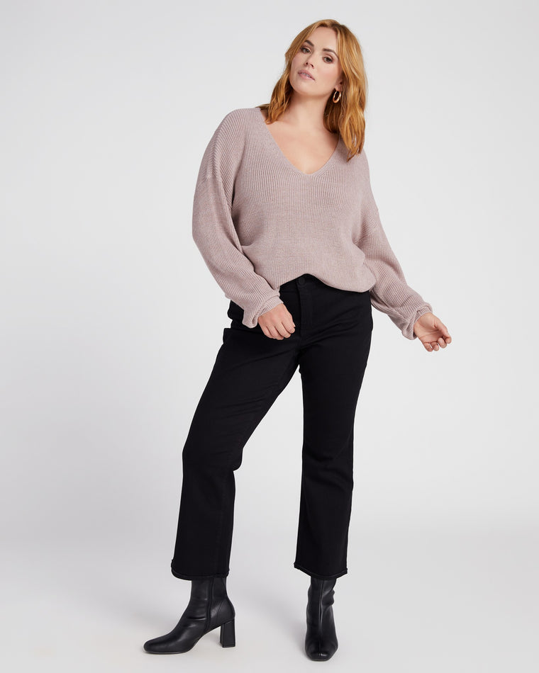 Heather Rosewood $|& Gentle Fawn Tucker Sweater - SOF Full Front