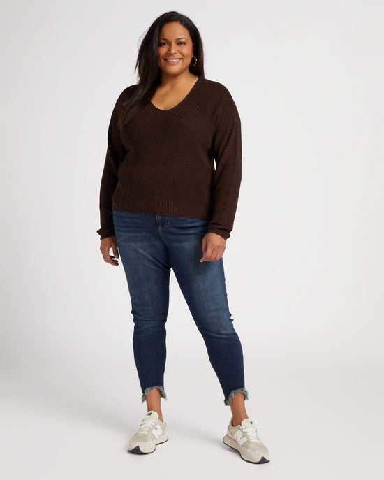 Coffee $|& Gentle Fawn Tucker Sweater - SOF Full Front