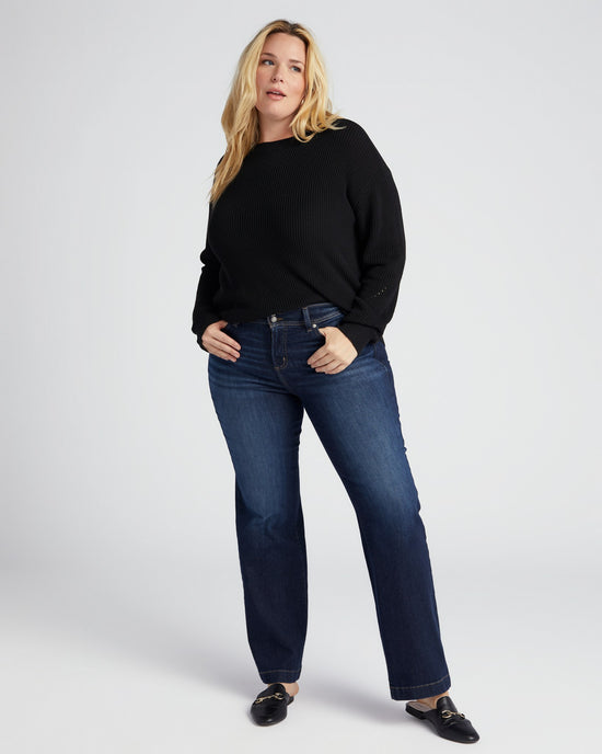 Black $|& Gentle Fawn Crofton Sweater - SOF Full Front