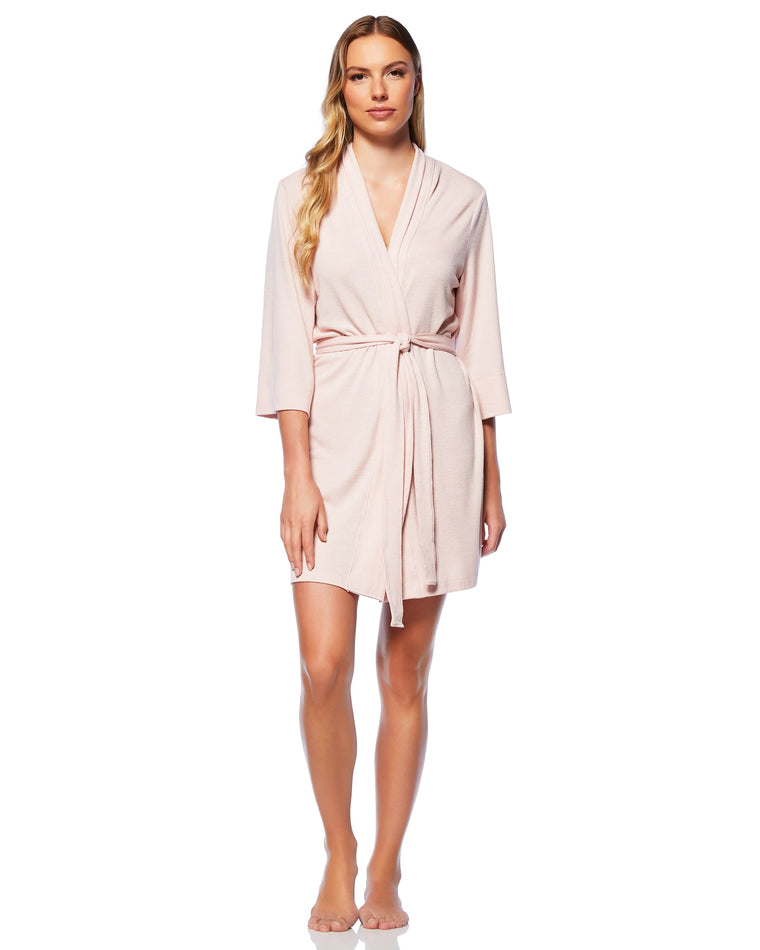 Pink Clay $|& PJ Salvage Reloved Lounge Robe - SOF Full Front
