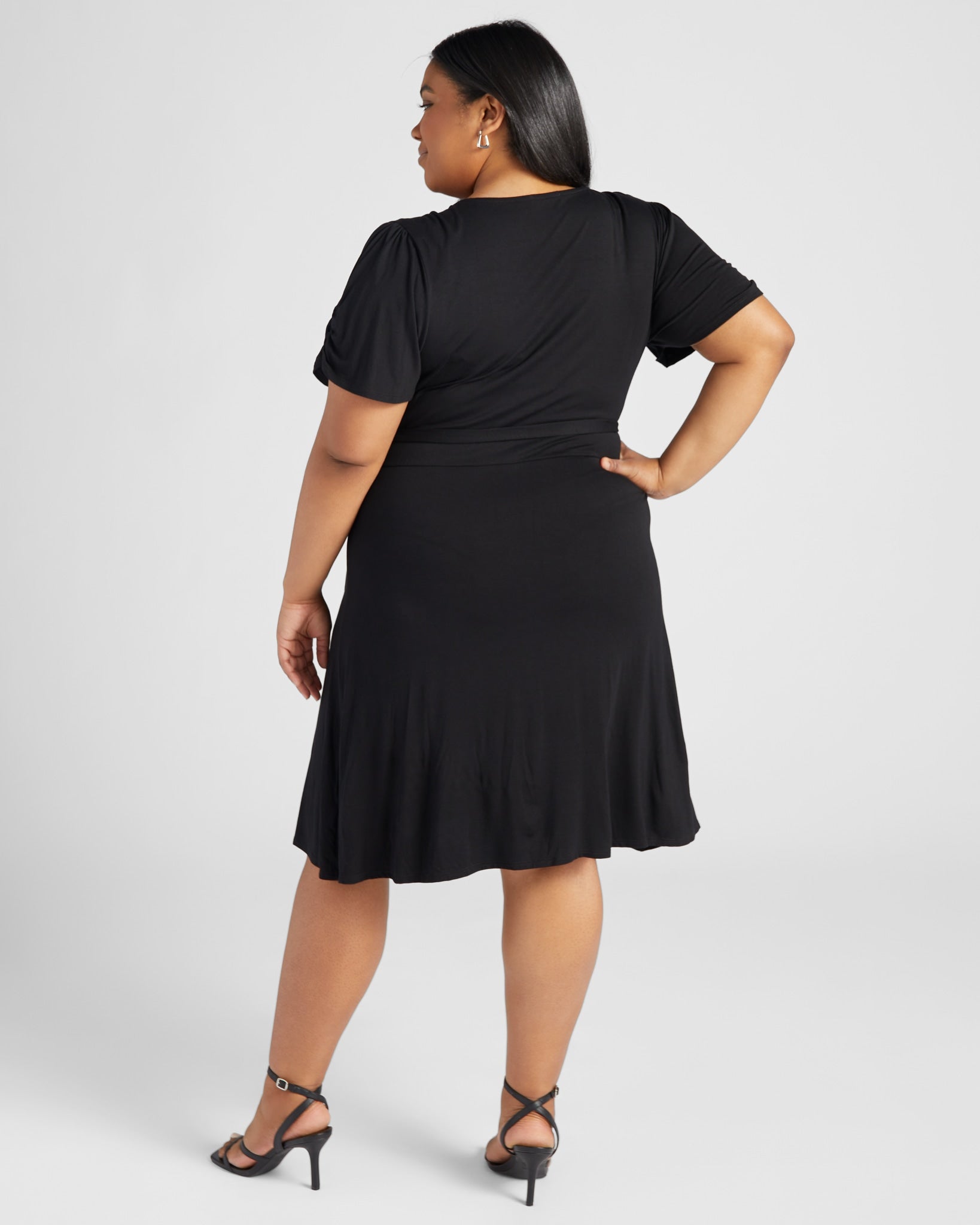 Plus Size Short Sleeve Wrap Dress - Special Occasion – Wantable