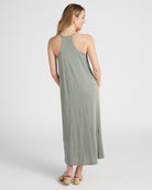 Olive $|& Be Cool Knit Cami Dress - SOF Back