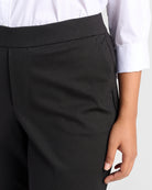 Black $|& Liverpool Kayla Pull-On Trouser - SOF Detail