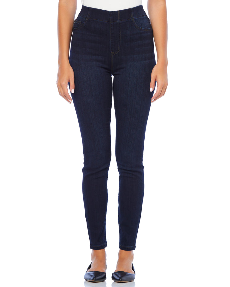 Dunmore Dark $|& Liverpool Chloe Pull On Ankle Skinny - SOF Front