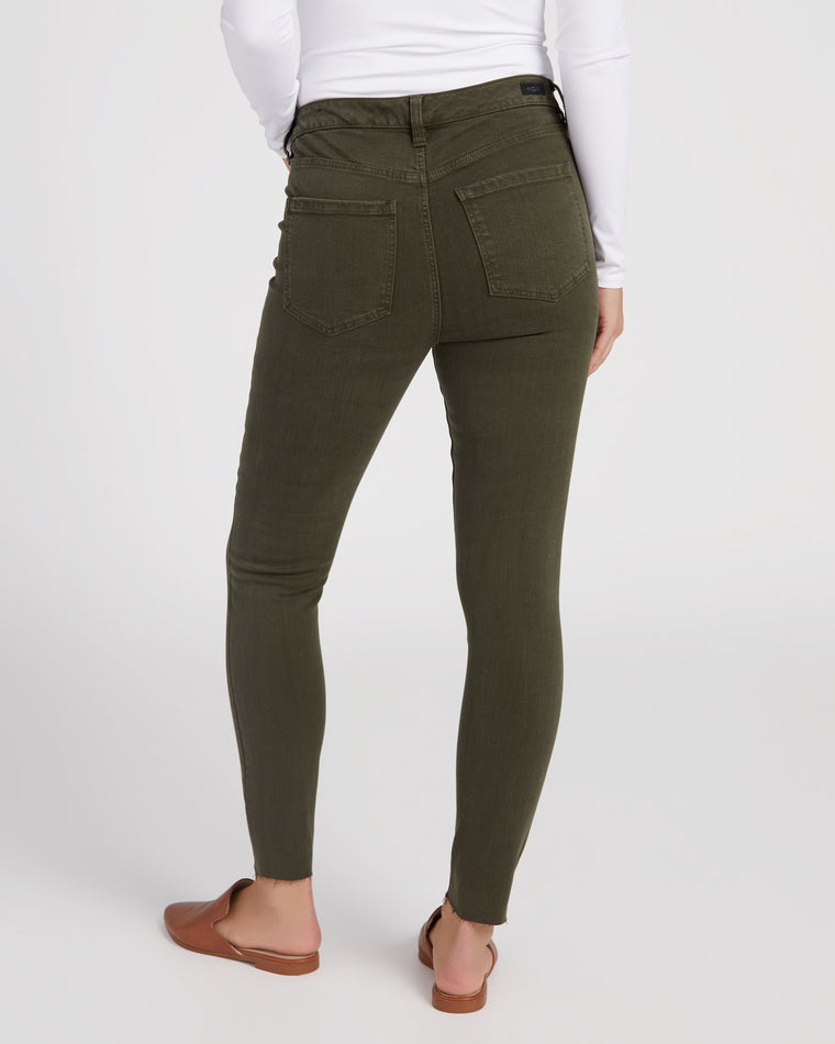 Grass Fed Green $|& Liverpool Abby High Rise Ankle Skinny - SOF Back