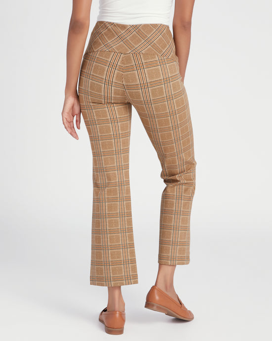 Dijon Gold Plaid $|& Liverpool Stella Ponte Kick Flare - SOF Back