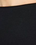 Black $|& Dreamers Pullover Ribbed Detail Sweater - SOF Detail