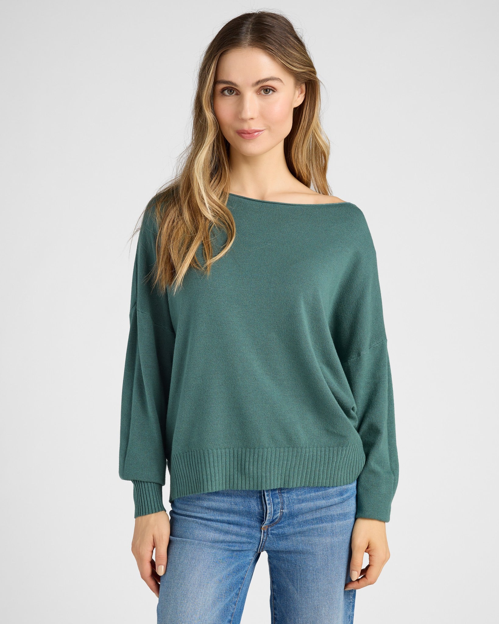 H.Parsley $|& Dreamers Pullover Ribbed Detail Sweater - SOF Front