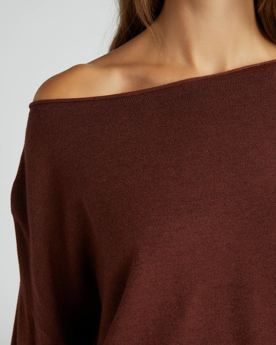 Heather Clove $|& Dreamers Pullover Ribbed Detail Sweater - SOF Detail