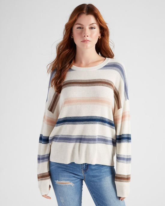 Multi-H. Stripe $|& Thread & Supply Lilly Sweater - SOF Front