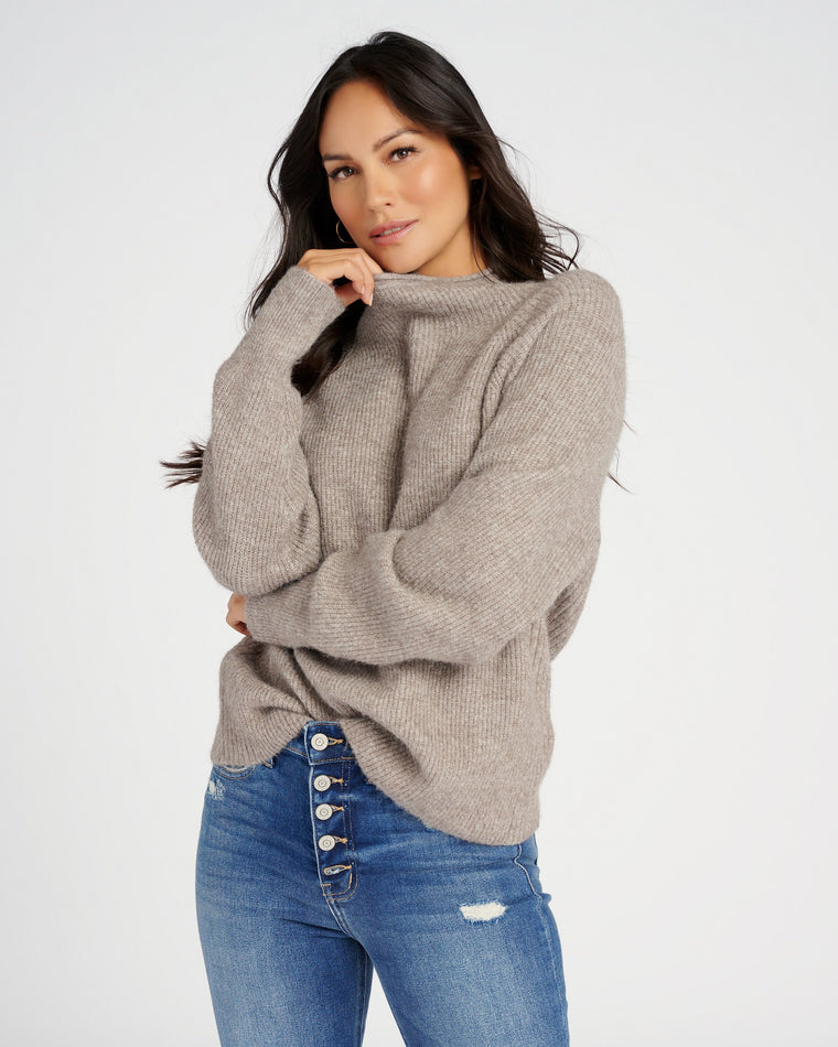 Taupe $|& Thread & Supply Nini Sweater - SOF Front