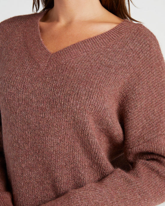 Red Rust $|& Thread & Supply Maria Sweater - SOF Detail