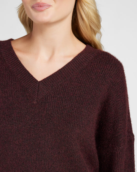 Red Rust $|& Thread & Supply Maria Sweater - SOF Detail