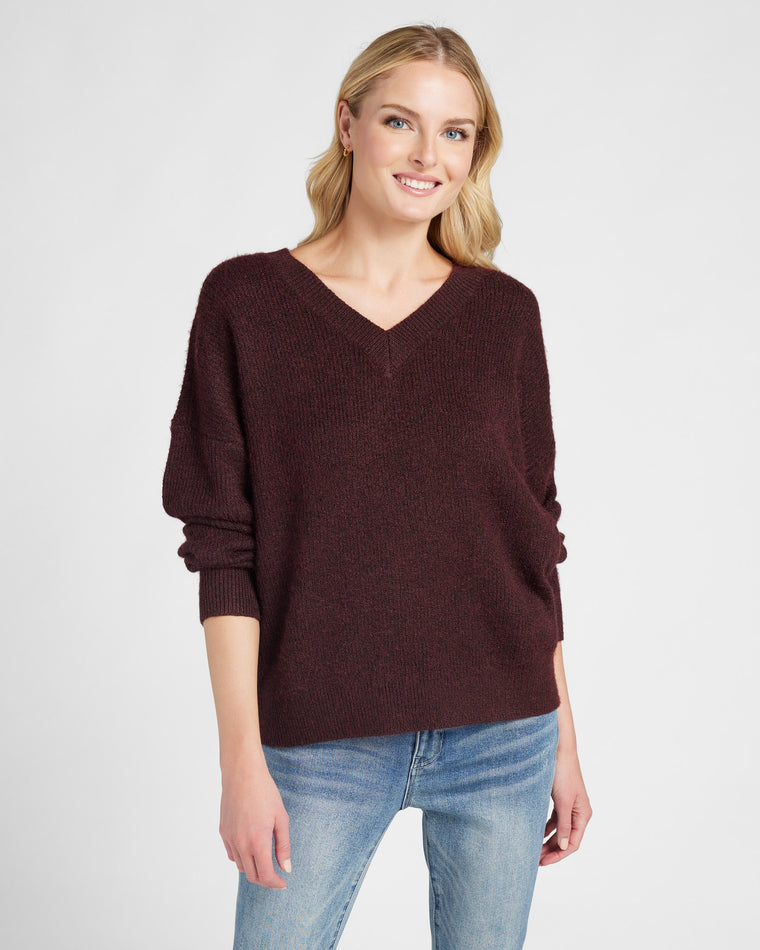 Red Rust $|& Thread & Supply Maria Sweater - SOF Front