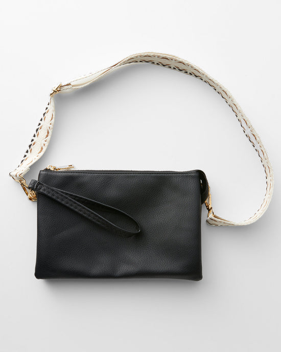 Black $|& Jen & Co. Izzy Crossbody - VOF Side