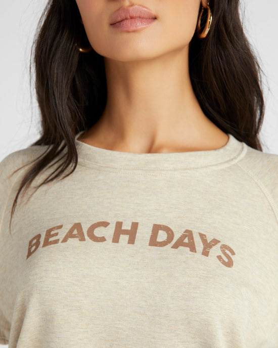 Marble $|& 78 & Sunny Beach Days Graphic Sweatshirt - SOF Detail