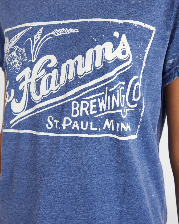 Navy $|& Recycled Karma Miller Hamm's Brewing Graphic Tee - SOF Detail