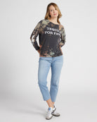 Tie Dye $|& Recycled Karma Tequila Por Favor Long Sleeve Graphic - SOF Full Front