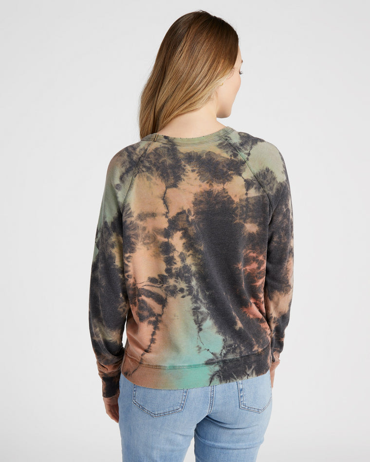 Tie Dye $|& Recycled Karma Tequila Por Favor Long Sleeve Graphic - SOF Back