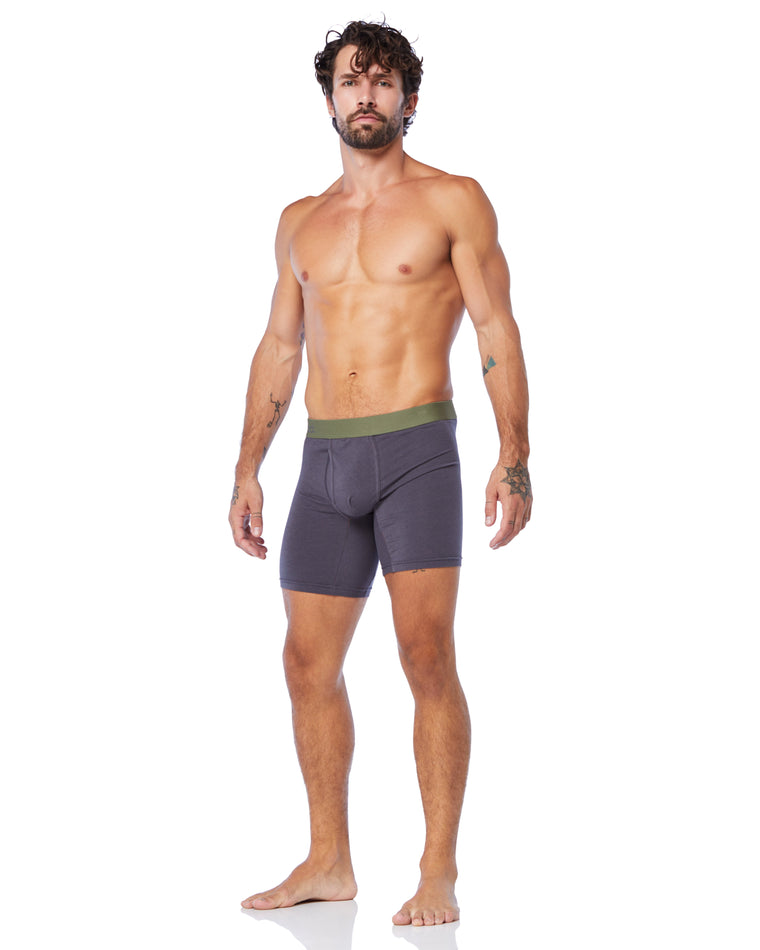 Iron $|& Wood Underwear 6" Biker Brief With Fly - SOF Full Front