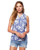 Floral Wrap Front Sleeveless Top