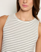 Noir Stripe $|& Thread & Supply Sinclair Stripe Tank - SOF Full Front