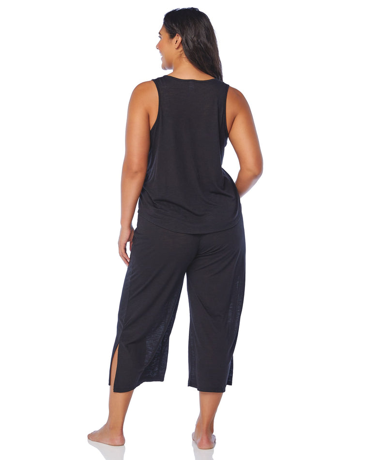 Black $|& flora Kae PJ Set - SOF Back