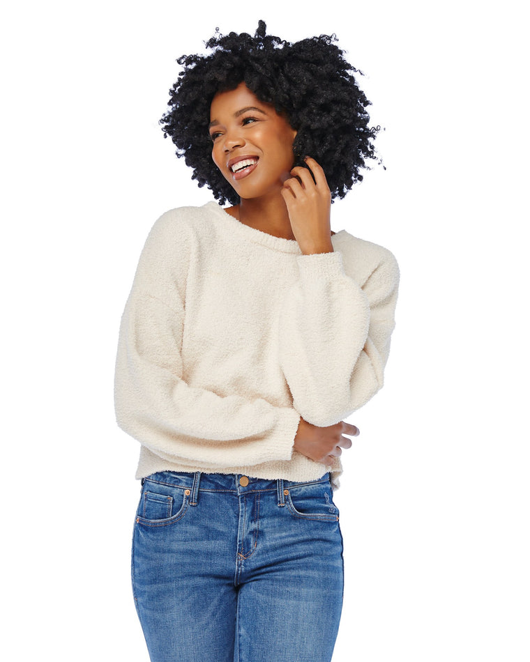 Ivory $|& Molly Bracken Comfy Knit Sweater - SOF Front