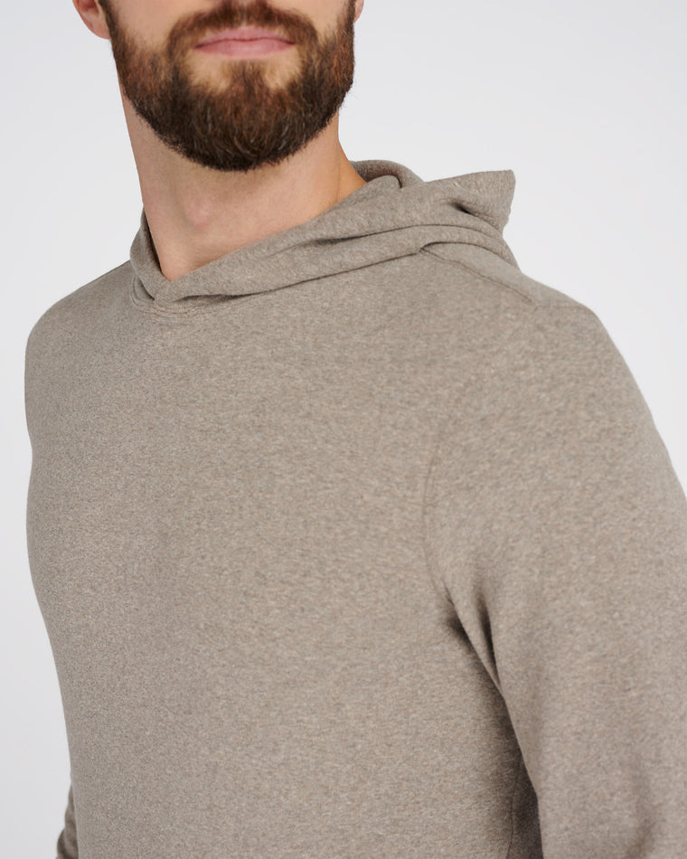Athletic Grey $|& The Normal Brand Puremeso Every Day Hoodie - SOF Detail